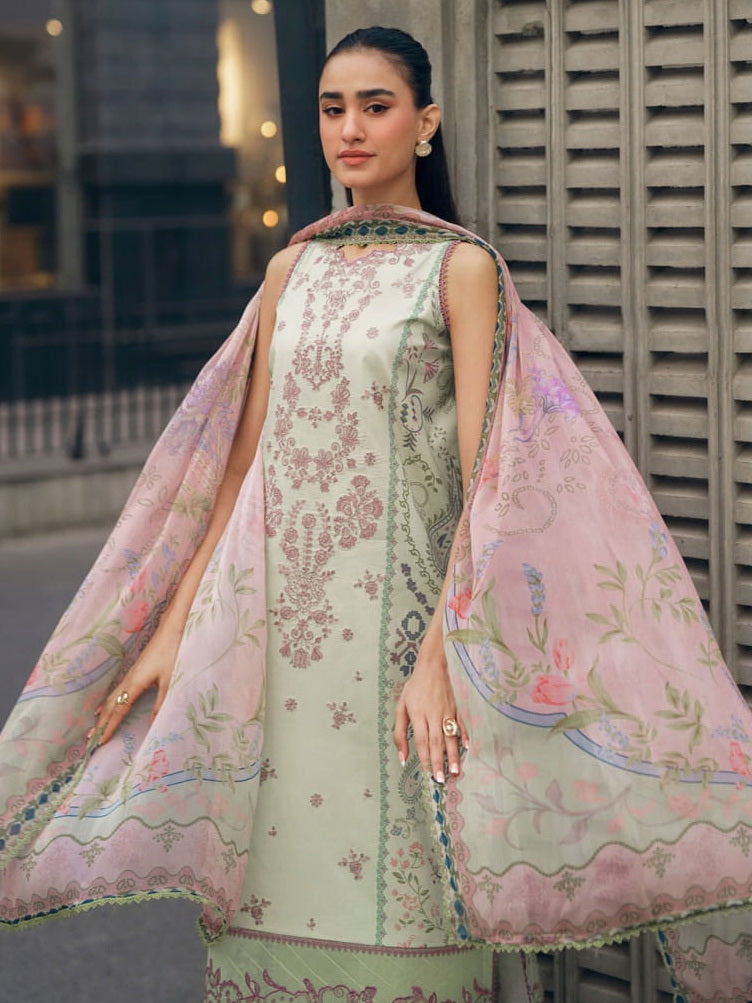 Zync by Florent Embroidered Lawn Unstitched 3Pc Suit FZ-8B