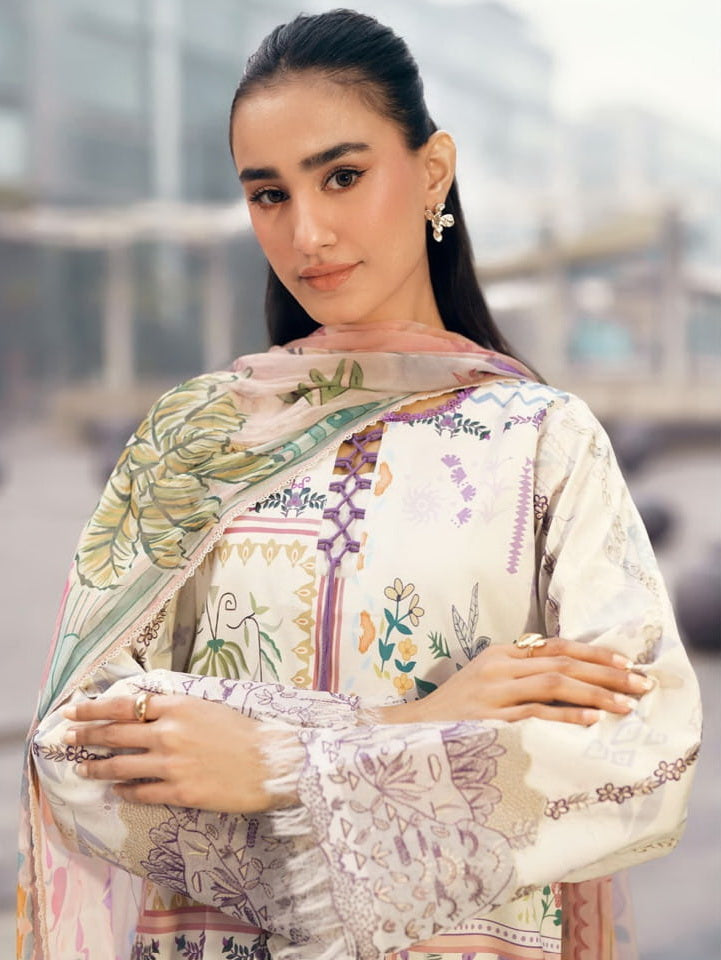 Zync by Florent Embroidered Lawn Unstitched 3Pc Suit FZ-9A