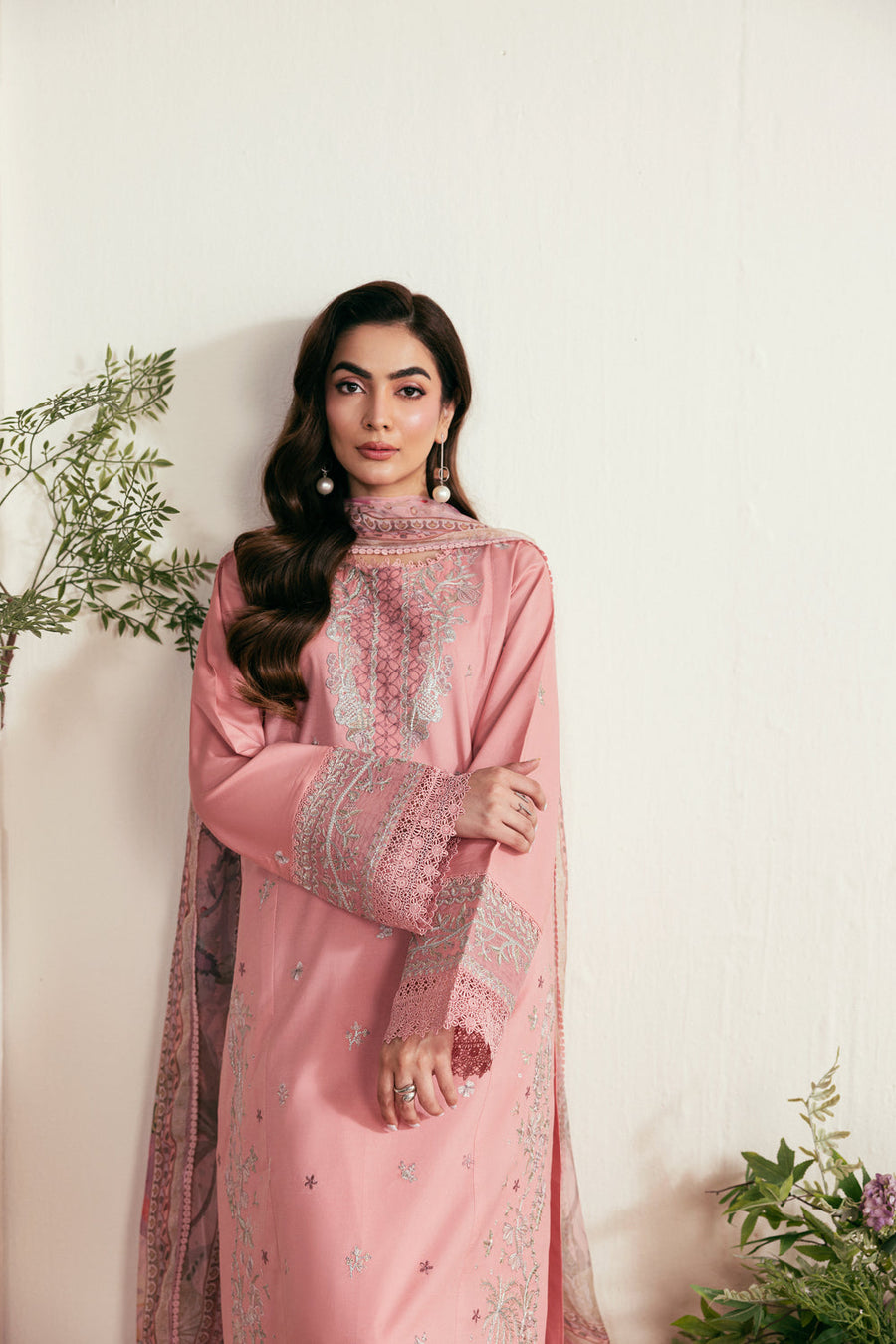 Zync by Florent Luxury Lawn Unstitched Embroidered 3Pc Suit FZL-1A