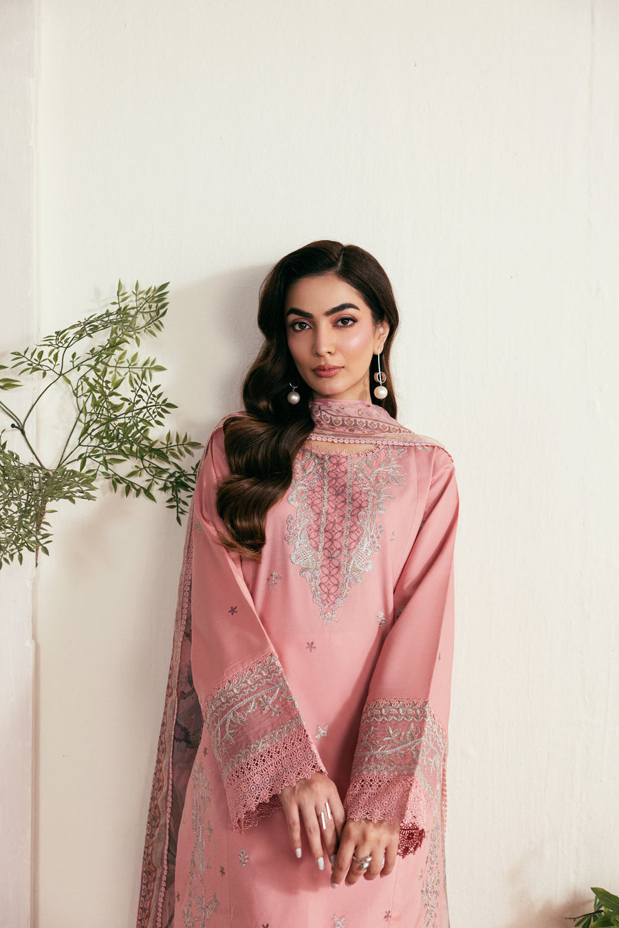Zync by Florent Luxury Lawn Unstitched Embroidered 3Pc Suit FZL-1A