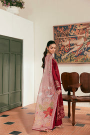 Zync by Florent Luxury Lawn Unstitched Embroidered 3Pc Suit FZL-1B