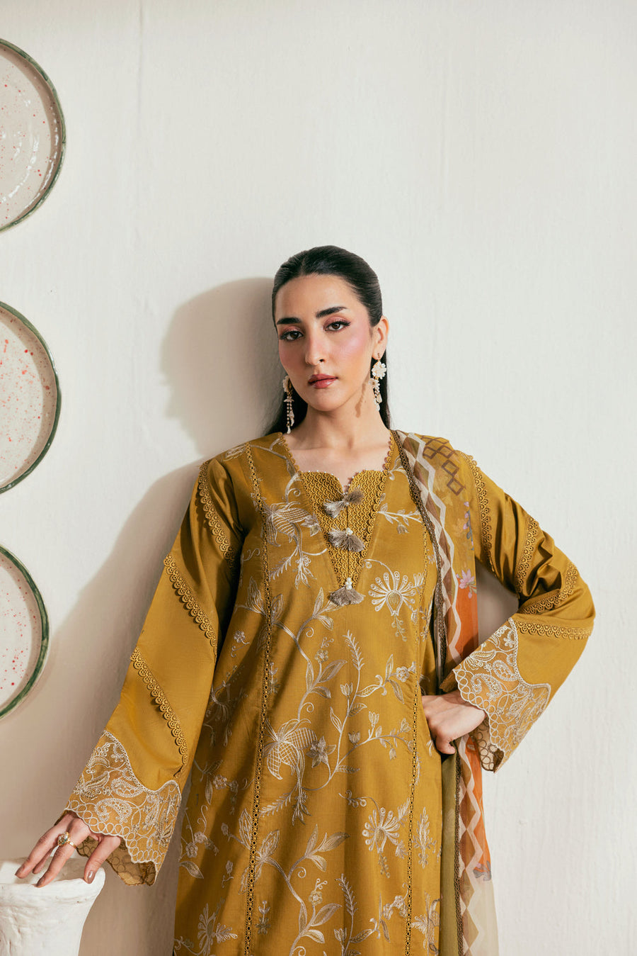 Zync by Florent Luxury Lawn Unstitched Embroidered 3Pc Suit FZL-2B