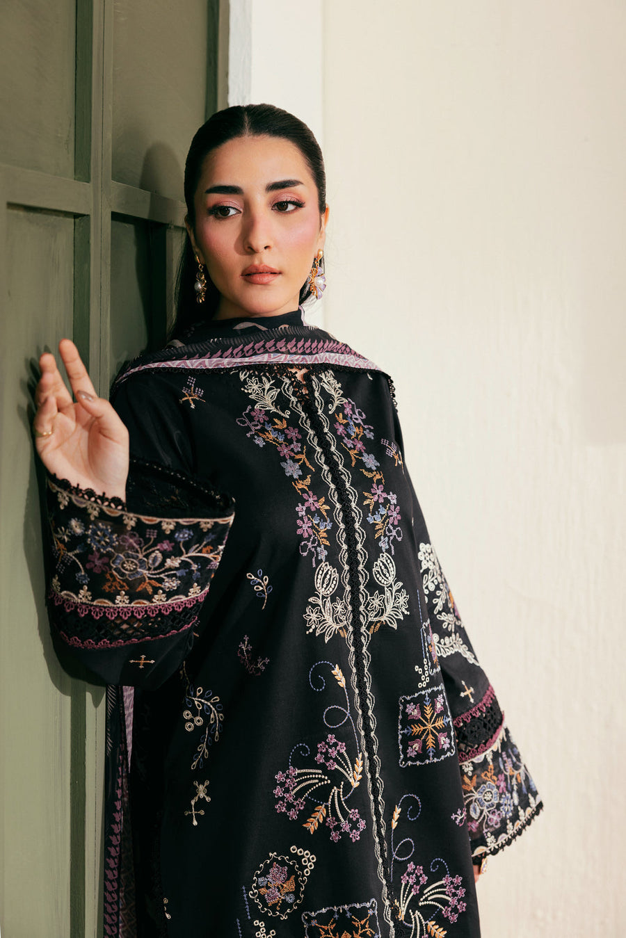 Zync by Florent Luxury Lawn Unstitched Embroidered 3Pc Suit FZL-3A