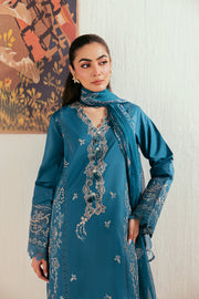 Zync by Florent Luxury Lawn Unstitched Embroidered 3Pc Suit FZL-4A