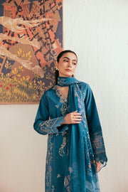 Zync by Florent Luxury Lawn Unstitched Embroidered 3Pc Suit FZL-4A