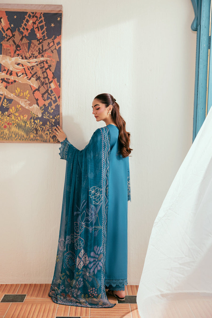 Zync by Florent Luxury Lawn Unstitched Embroidered 3Pc Suit FZL-4A