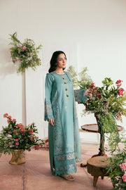 Zync by Florent Luxury Lawn Unstitched Embroidered 3Pc Suit FZL-4B