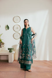 Zync by Florent Luxury Lawn Unstitched Embroidered 3Pc Suit FZL-5A