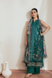 Zync by Florent Luxury Lawn Unstitched Embroidered 3Pc Suit FZL-5A
