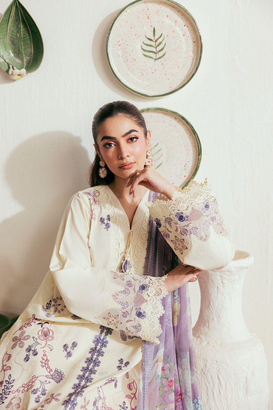 Zync by Florent Luxury Lawn Unstitched Embroidered 3Pc Suit FZL-5B