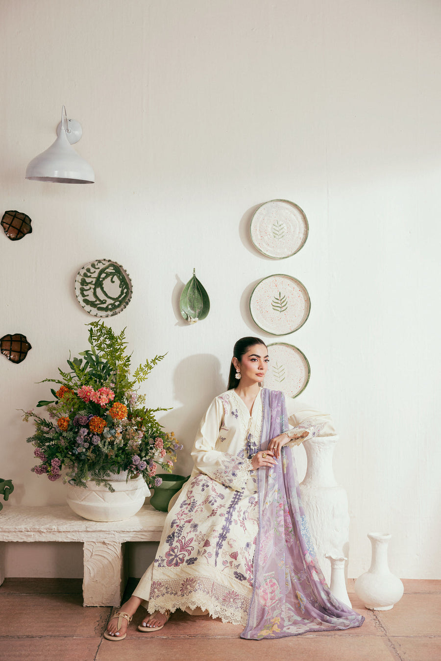 Zync by Florent Luxury Lawn Unstitched Embroidered 3Pc Suit FZL-5B