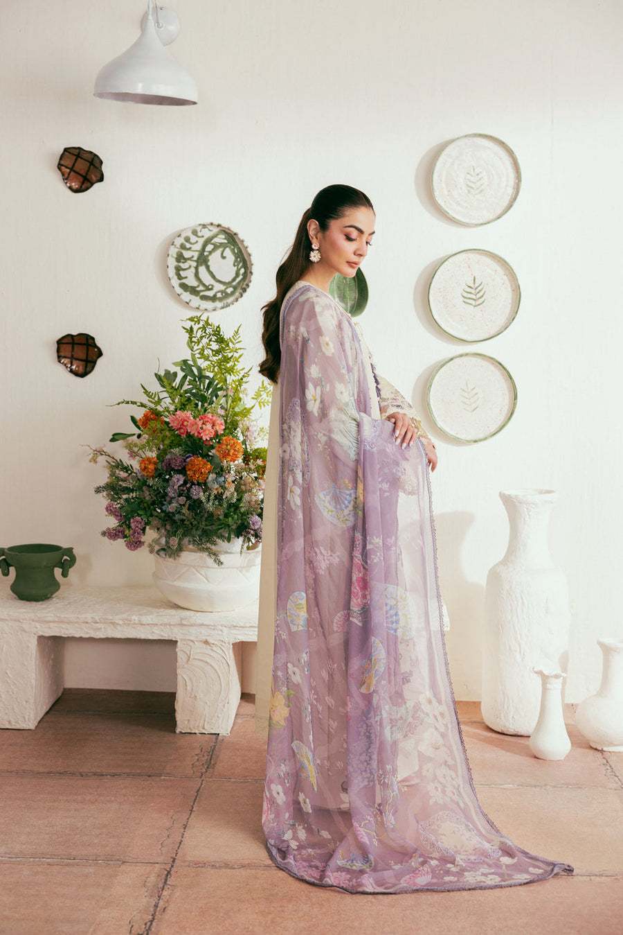 Zync by Florent Luxury Lawn Unstitched Embroidered 3Pc Suit FZL-5B