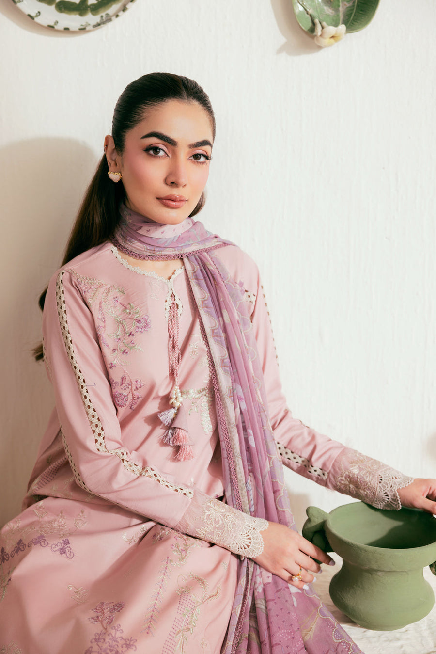 Zync by Florent Luxury Lawn Unstitched Embroidered 3Pc Suit FZL-6A
