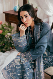 Zync by Florent Luxury Lawn Unstitched Embroidered 3Pc Suit FZL-7A