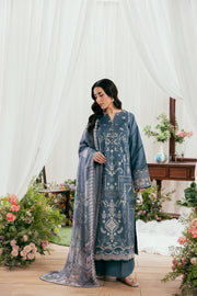 Zync by Florent Luxury Lawn Unstitched Embroidered 3Pc Suit FZL-7A