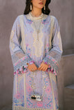 Zivah Apparel Bloom Haven Ready to Wear Luxury Lawn 3Pc Suit - Fable