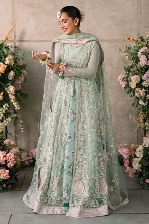 Mushq Mastani Evening Embroidered Chiffon Unstitched 3Pc Suit MCH-02 FAIZA