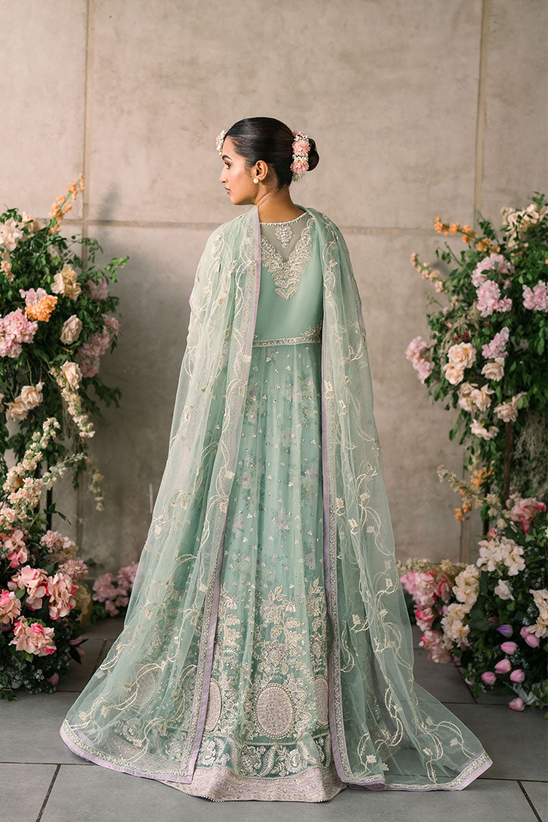 Mushq Mastani Evening Embroidered Chiffon Unstitched 3Pc Suit MCH-02 FAIZA