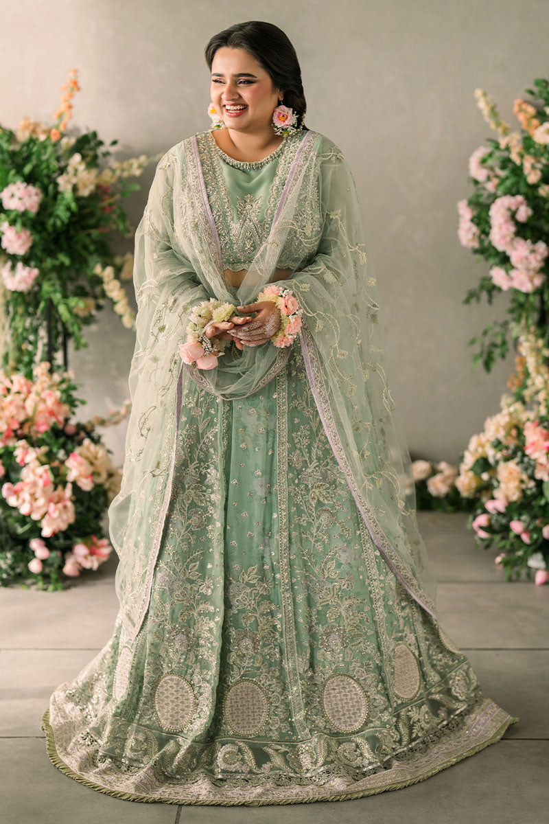 Mushq Mastani Evening Embroidered Chiffon Unstitched 3Pc Suit MCH-02 FAIZA