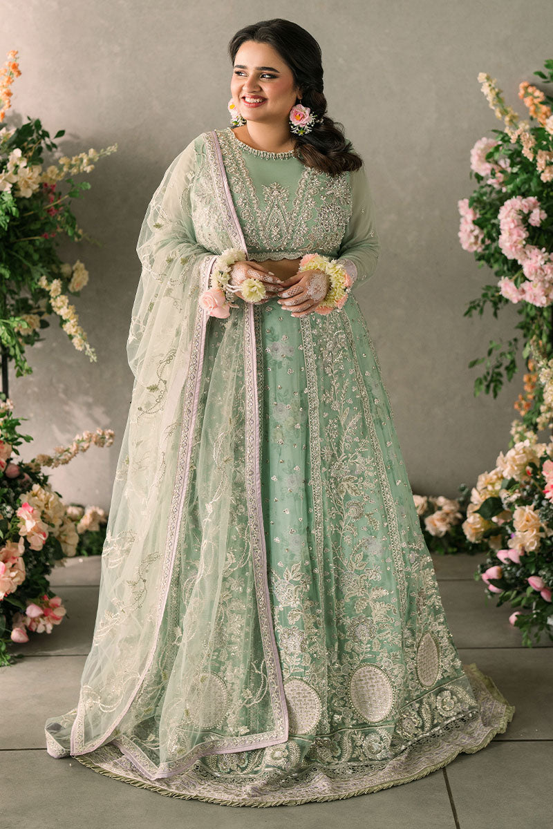 Mushq Mastani Evening Embroidered Chiffon Unstitched 3Pc Suit MCH-02 FAIZA
