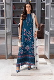 Humdum Fareeha Embroidered Viscose Unstitched 3Pc Suit D-01