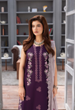 Humdum Fareeha Embroidered Viscose Unstitched 3Pc Suit D-02