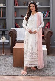 Humdum Fareeha Embroidered Viscose Unstitched 3Pc Suit D-03