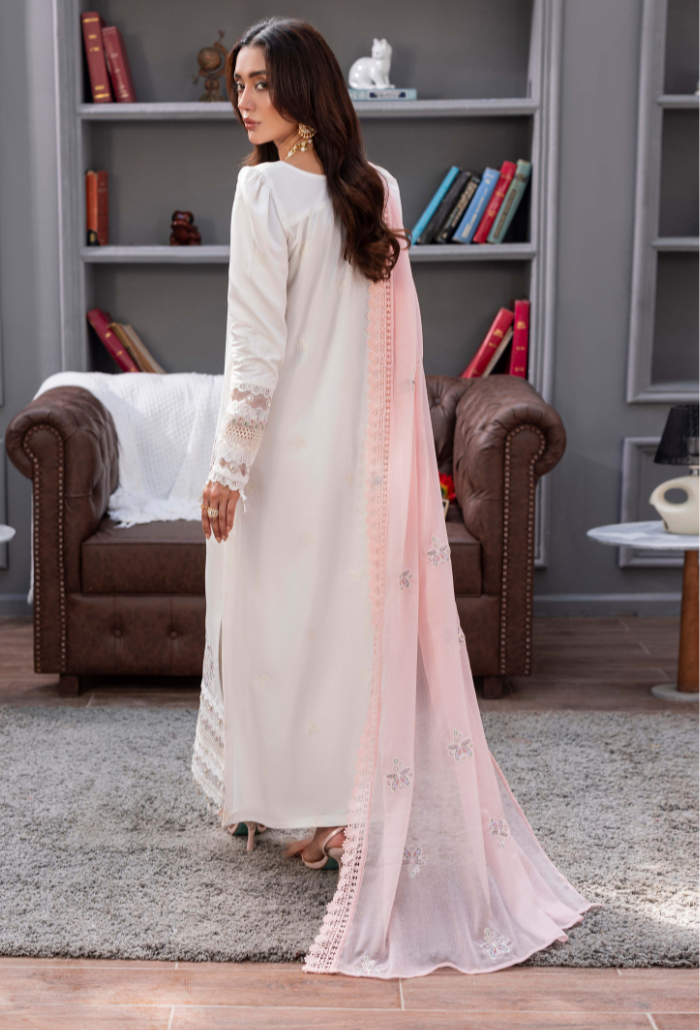 Humdum Fareeha Embroidered Viscose Unstitched 3Pc Suit D-03