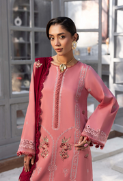 Humdum Fareeha Embroidered Viscose Unstitched 3Pc Suit D-04