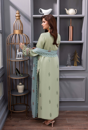 Humdum Fareeha Embroidered Viscose Unstitched 3Pc Suit D-06
