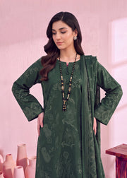 Zeenia Marina Digital Printed Dhanak Marina Unstitched 3Pc Suit JS-09 Fern