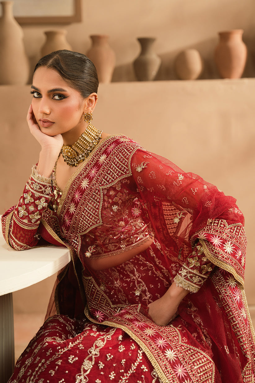 Ayzel Panache Embroidered Organza Unstitched 3Pc Suit ALF-24-V2-04 FEYA