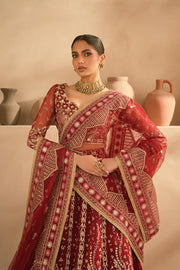 Ayzel Panache Embroidered Organza Unstitched 3Pc Suit ALF-24-V2-04 FEYA