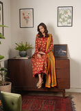Faiza Faisal Lumiere Printed Khaddar Stitched 2Pc Suit - FIRA