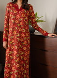 Faiza Faisal Lumiere Printed Khaddar Stitched 2Pc Suit - FIRA