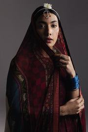 Zara Shahjahan Anarkali Embroidered Lawn Unstitched 3Pc Suit D-06 FIRDAUS