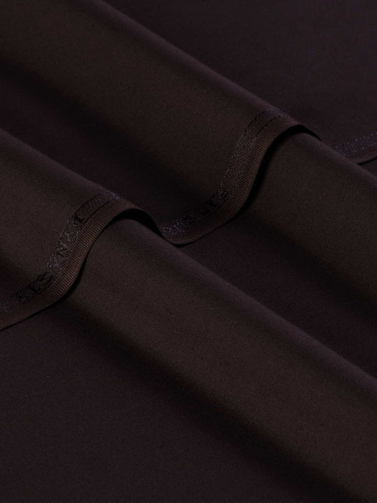 Firework by Dynasty Fabrics Men's Unstitched Blended Suit - Chocolate