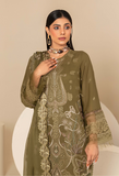 Flora by Humdum Embroidered Swiss Lawn Unstitched 3Pc Suit FS-01
