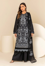 Flora by Humdum Embroidered Swiss Lawn Unstitched 3Pc Suit FS-03