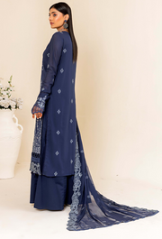 Flora by Humdum Embroidered Swiss Lawn Unstitched 3Pc Suit FS-07