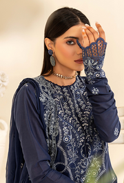 Flora by Humdum Embroidered Swiss Lawn Unstitched 3Pc Suit FS-07