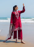 Sadaf Fawad Khan Siraa Vol-02 Unstitched Lawn 3Pc Suit - Floral Paisley