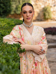RajBari Nissa Floral Symphony Embroidered Lawn Unstitched 3Pc Suit D-05