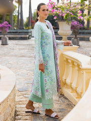 RajBari Nissa Floral Symphony Embroidered Lawn Unstitched 3Pc Suit D-06