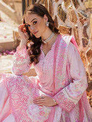 RajBari Nissa Floral Symphony Embroidered Lawn Unstitched 3Pc Suit D-07