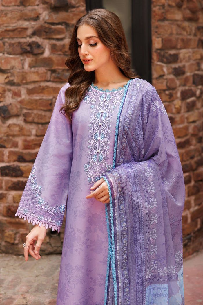 Farasha Seraya Embroidered Lawn Unstitched 3Pc Suit D-03 FLOREN