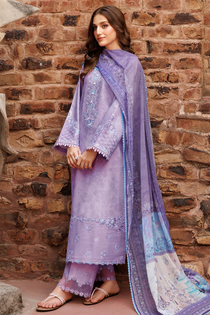 Farasha Seraya Embroidered Lawn Unstitched 3Pc Suit D-03 FLOREN