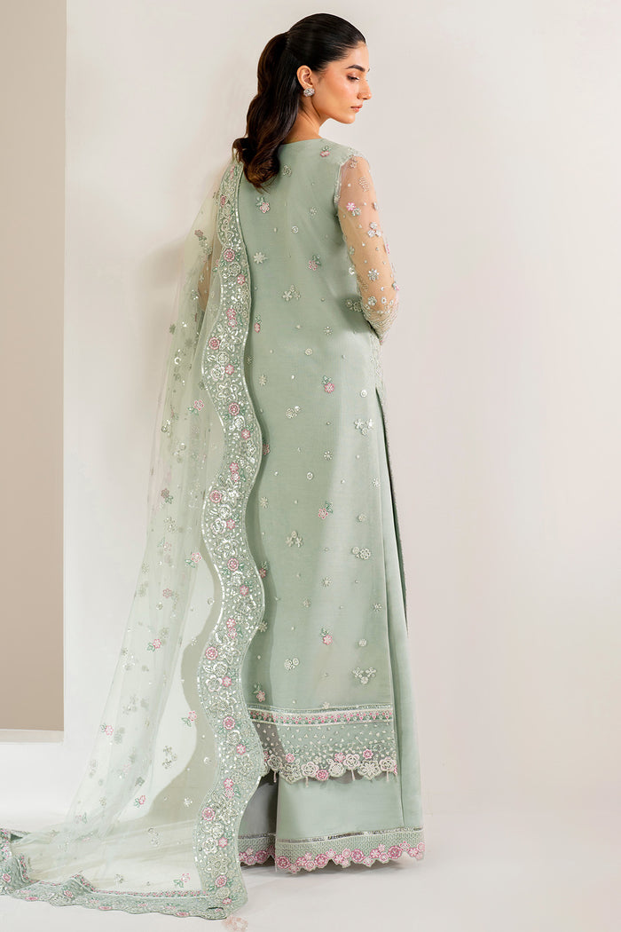 Farasha Luxury Formal Embroidered Net Unstitched 3Pc Suit - Florenca