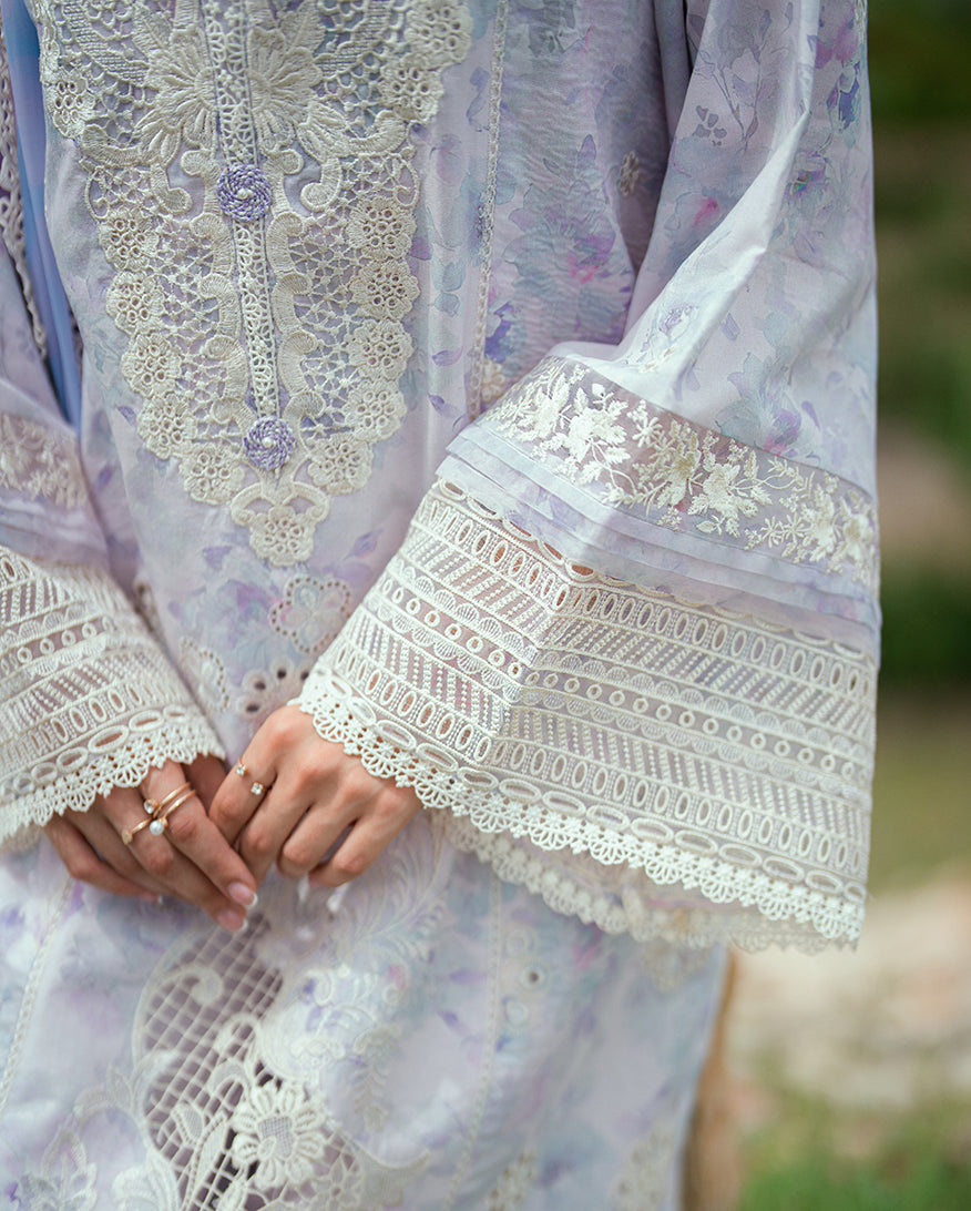 Roheenaz Reverie Embroidered Lawn Unstitched 3Pc Suit RNZ2508B Florin