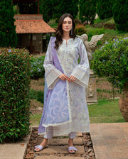 Roheenaz Reverie Embroidered Lawn Unstitched 3Pc Suit RNZ2508B Florin